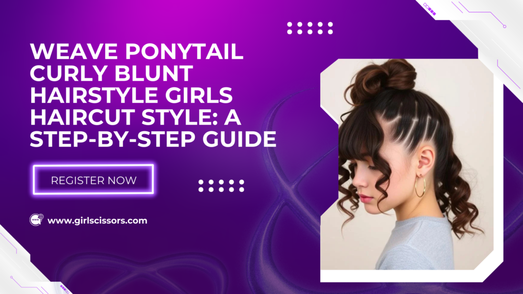 Weave Ponytail Curly Blunt Hairstyle Girls Haircut Style: A Step-by-Step Guide