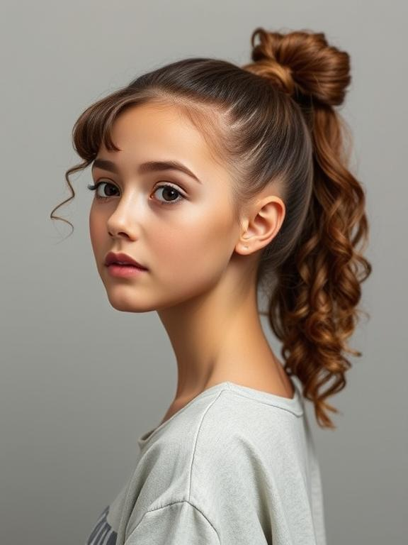 Curly Ponytail